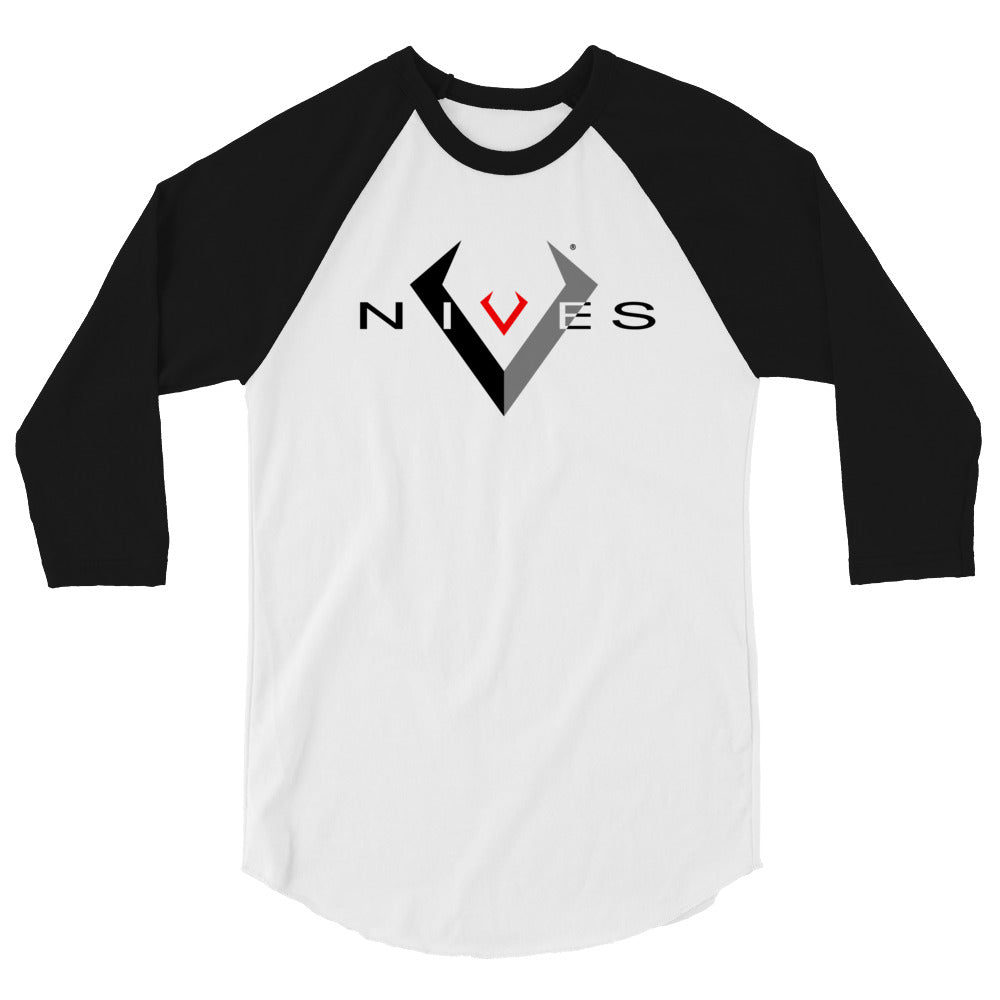 V Nives 3/4 Sleeve Raglan Shirt