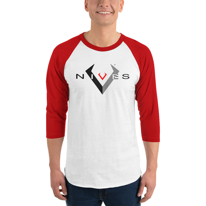 V Nives 3/4 Sleeve Raglan Shirt