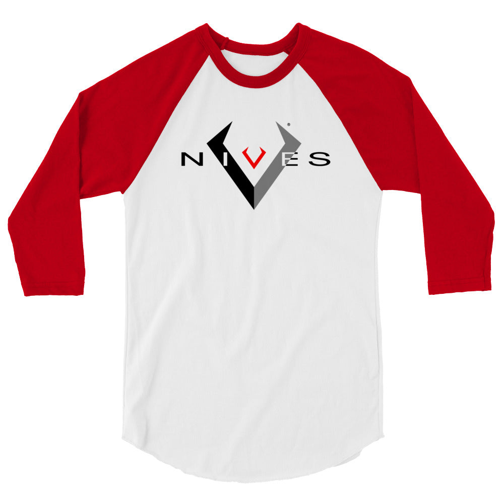 V Nives 3/4 Sleeve Raglan Shirt